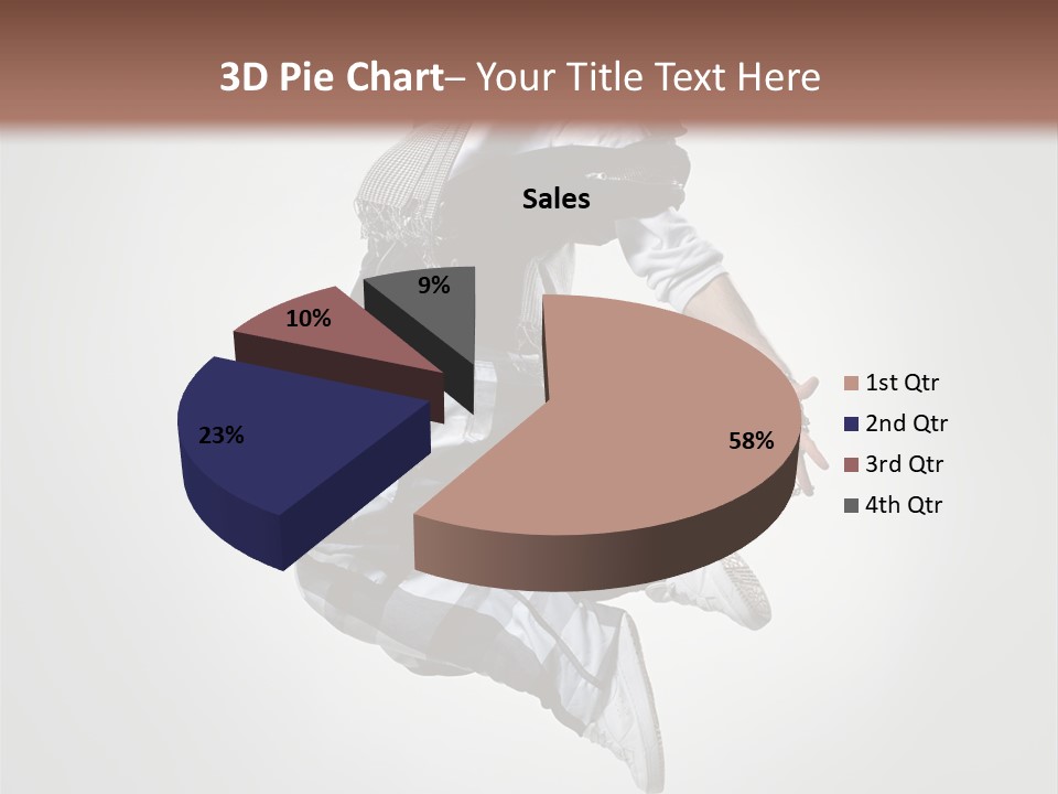 Fitness Mid Air Aerobics PowerPoint Template