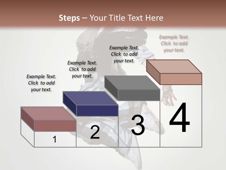 Fitness Mid Air Aerobics PowerPoint Template
