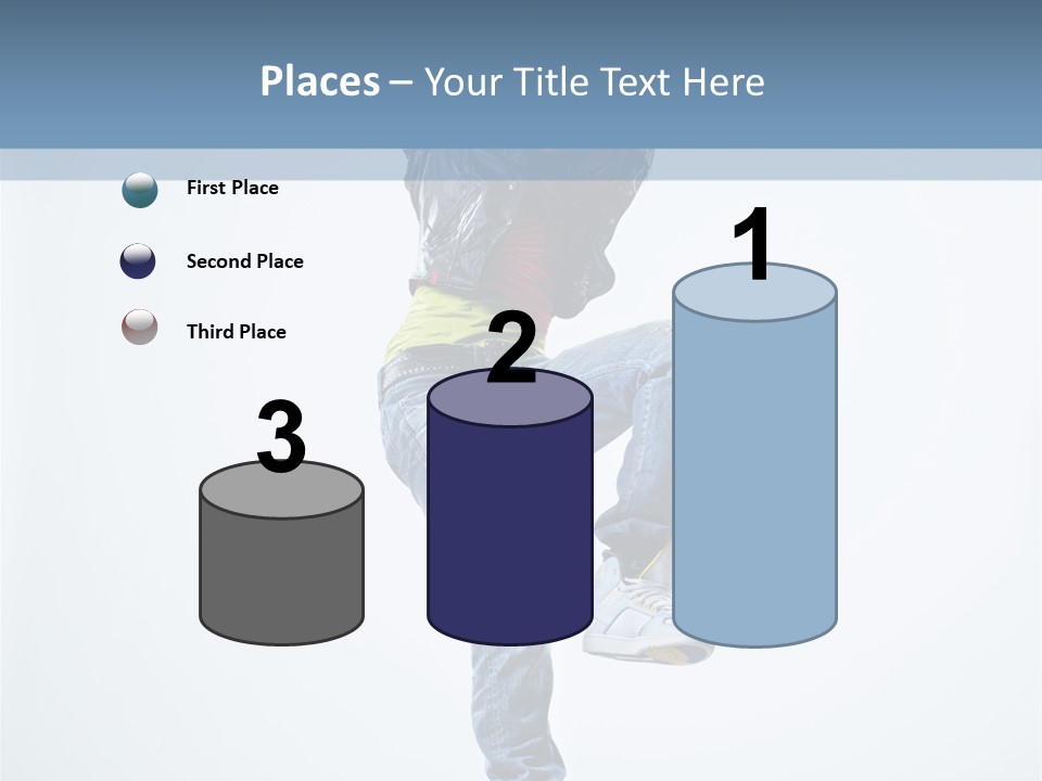 Action Dancer Flexibility PowerPoint Template