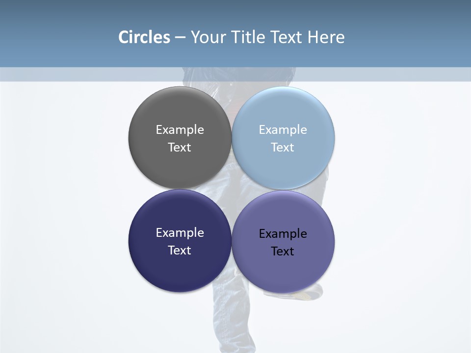 Action Dancer Flexibility PowerPoint Template