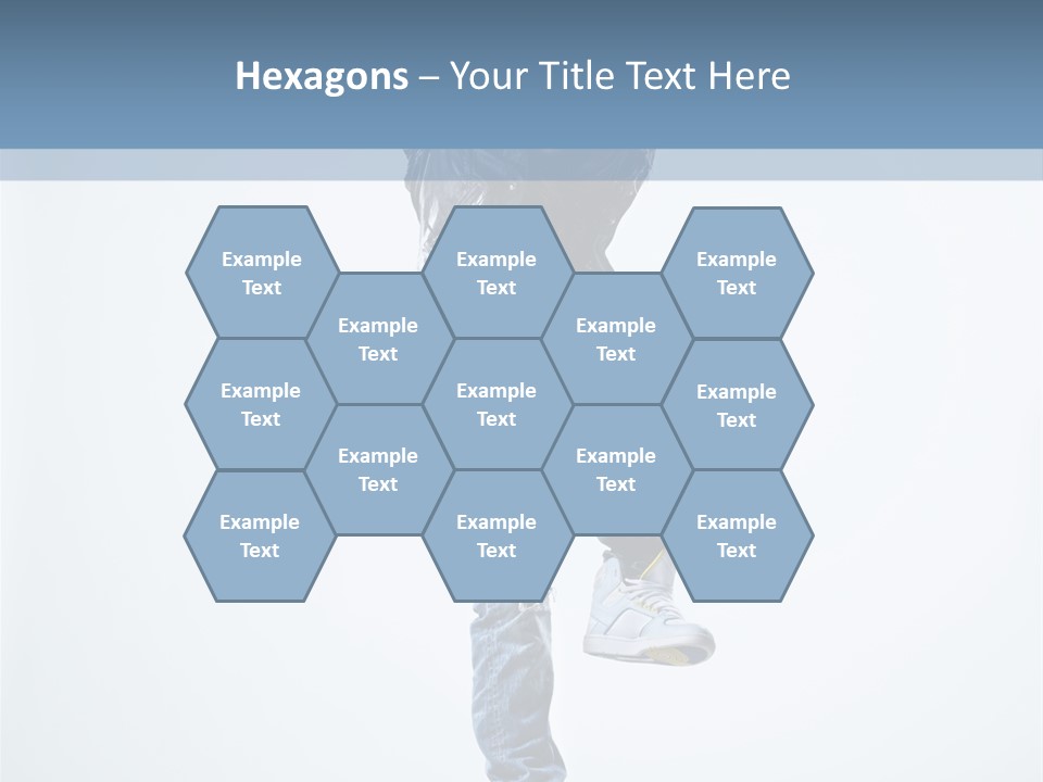 Action Dancer Flexibility PowerPoint Template