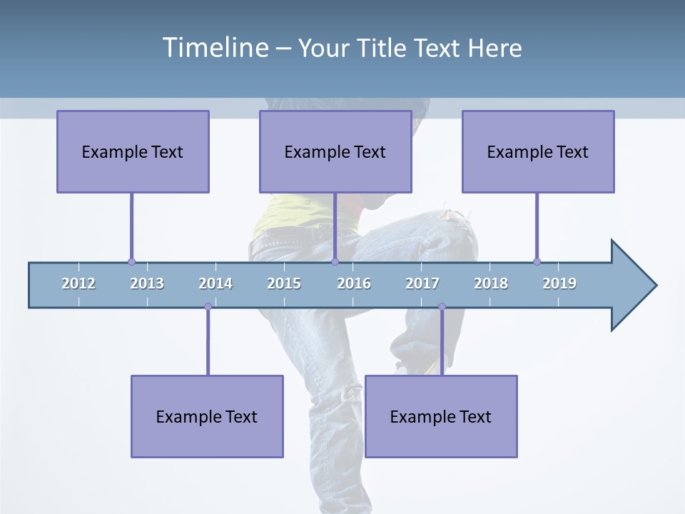 Action Dancer Flexibility PowerPoint Template