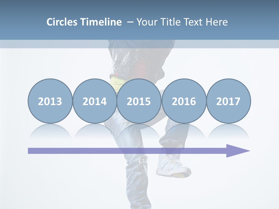 Action Dancer Flexibility PowerPoint Template