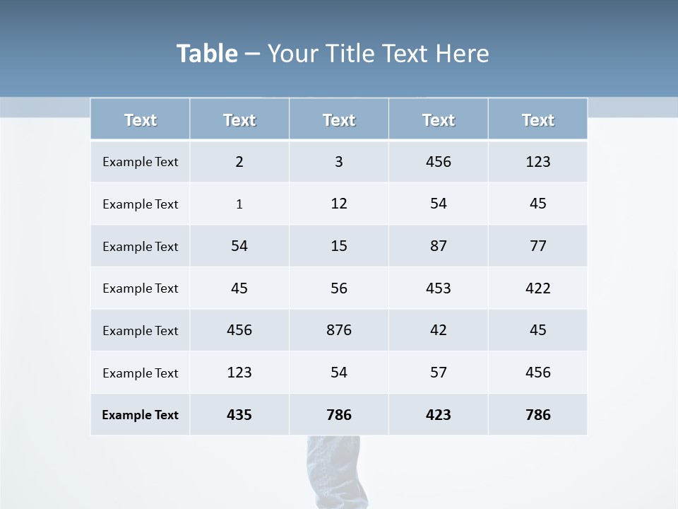 Action Dancer Flexibility PowerPoint Template