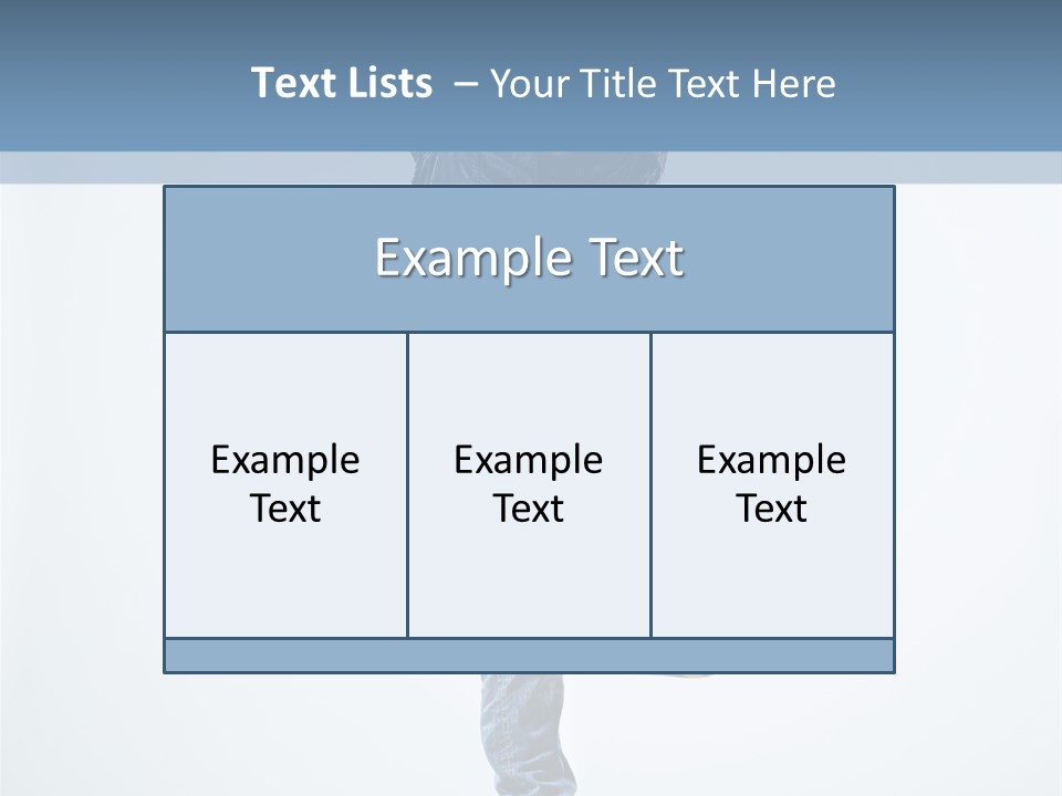 Action Dancer Flexibility PowerPoint Template