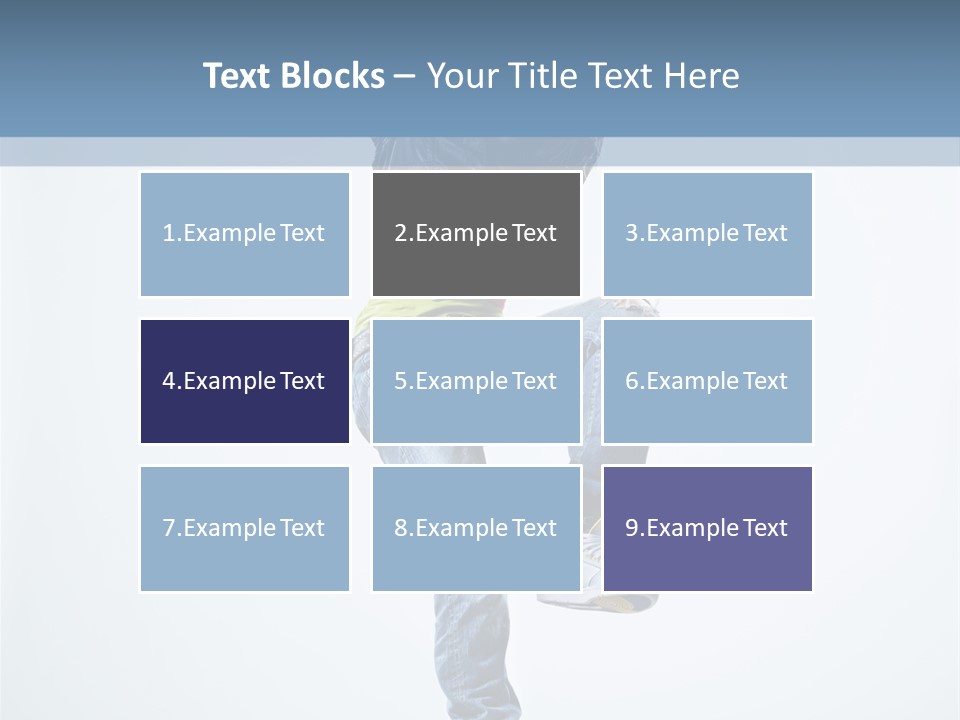 Action Dancer Flexibility PowerPoint Template