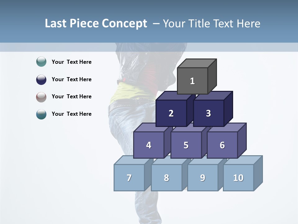 Action Dancer Flexibility PowerPoint Template