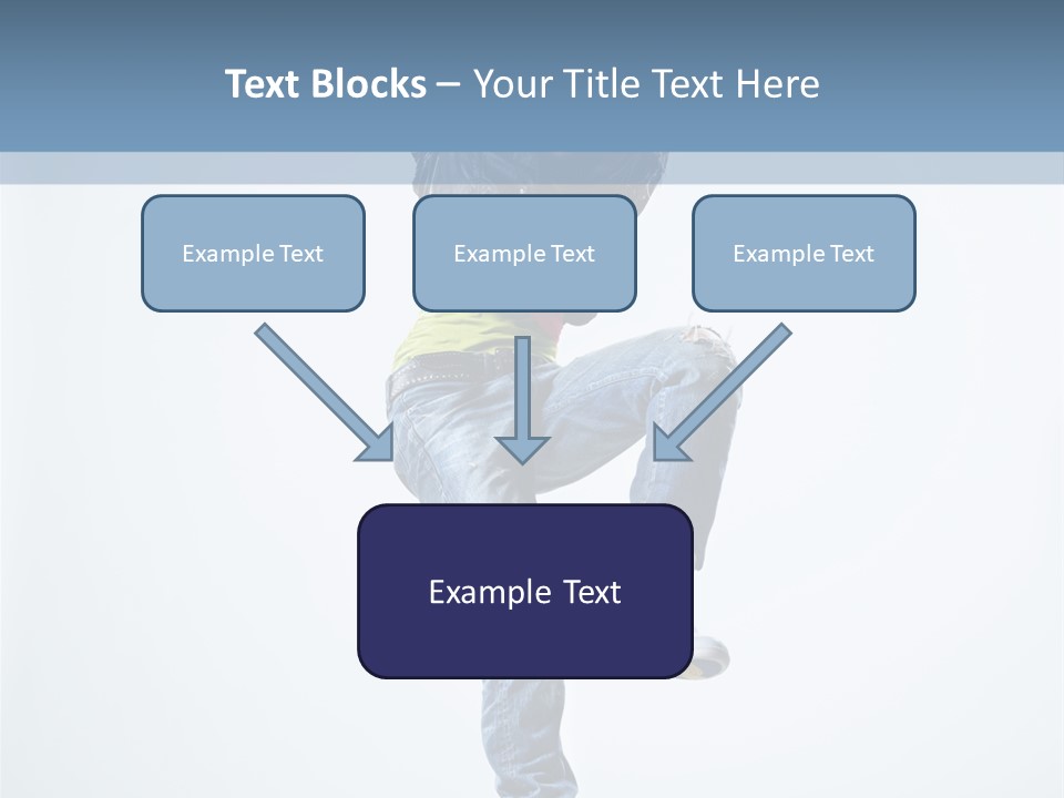 Action Dancer Flexibility PowerPoint Template
