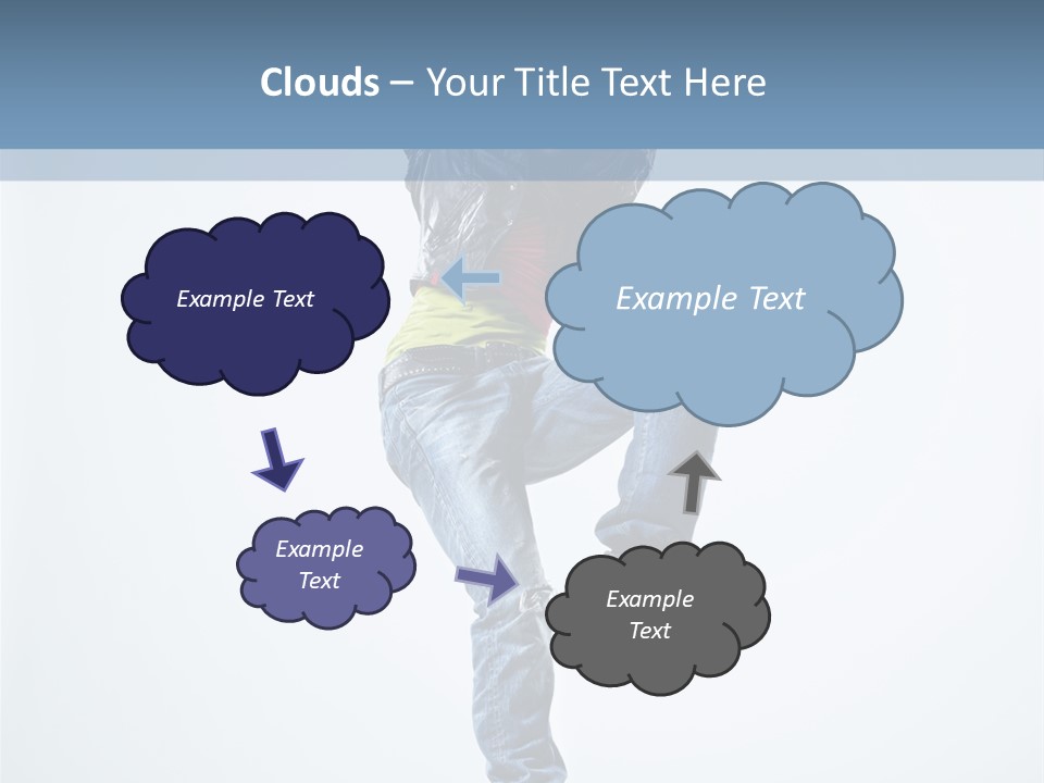 Action Dancer Flexibility PowerPoint Template