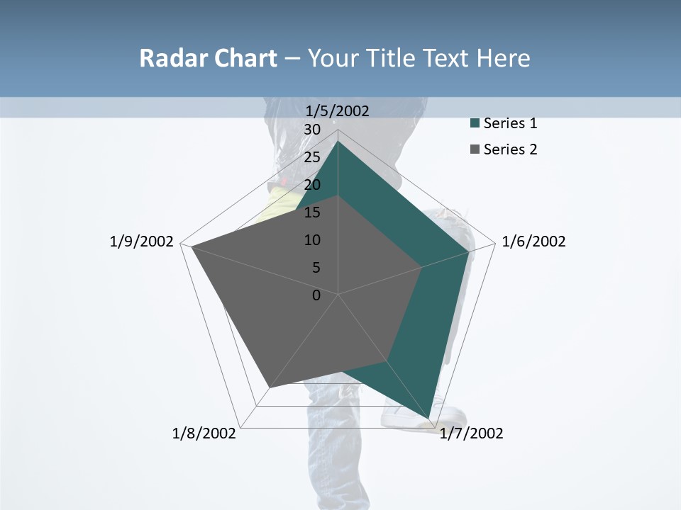 Action Dancer Flexibility PowerPoint Template
