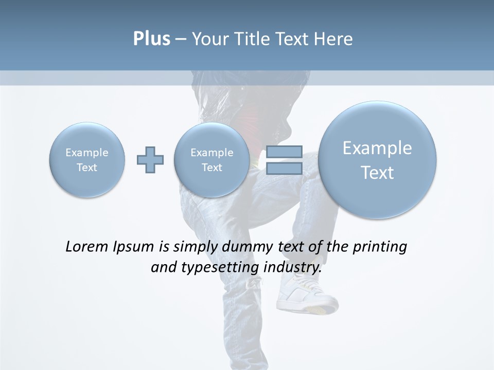 Action Dancer Flexibility PowerPoint Template
