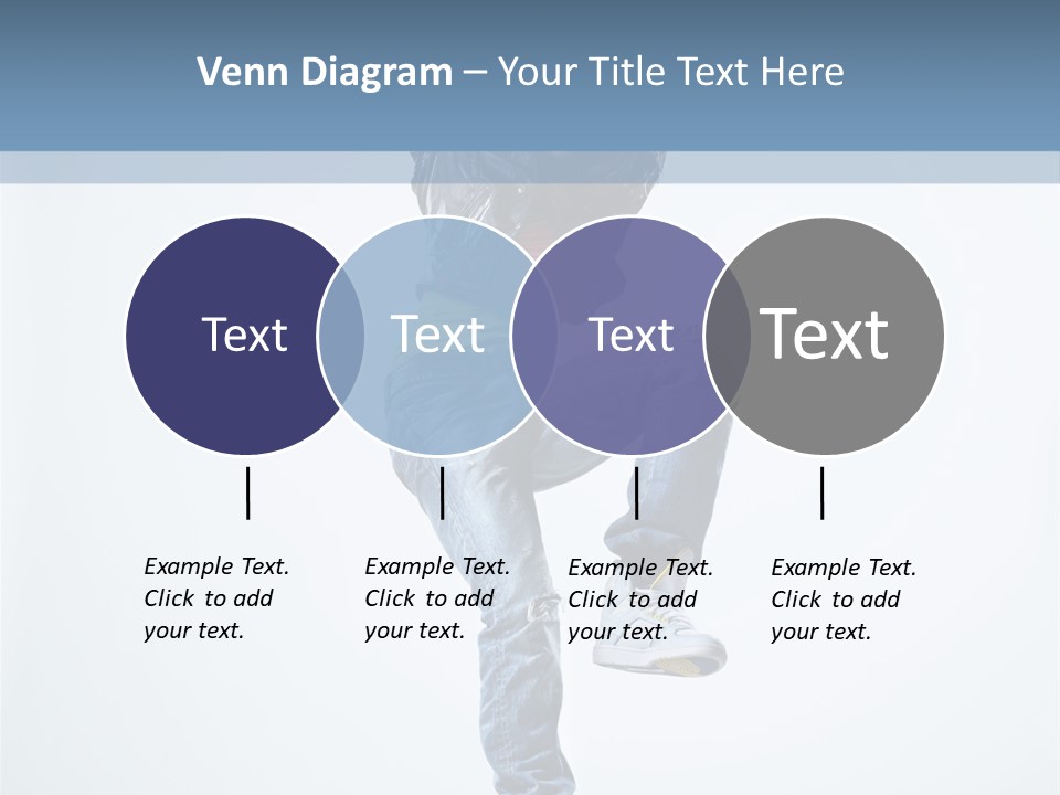 Action Dancer Flexibility PowerPoint Template