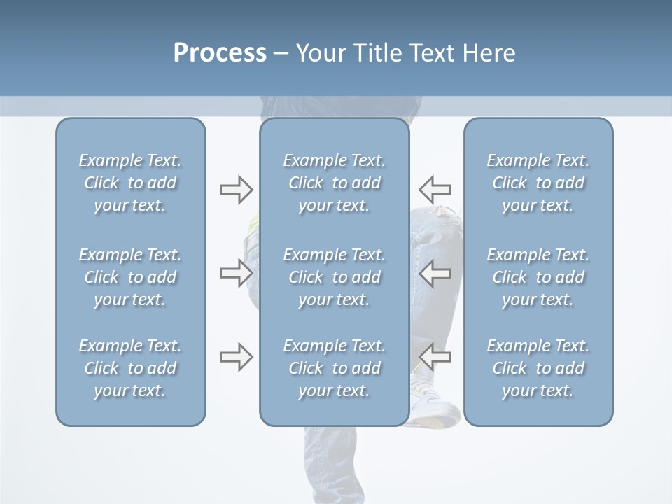Action Dancer Flexibility PowerPoint Template