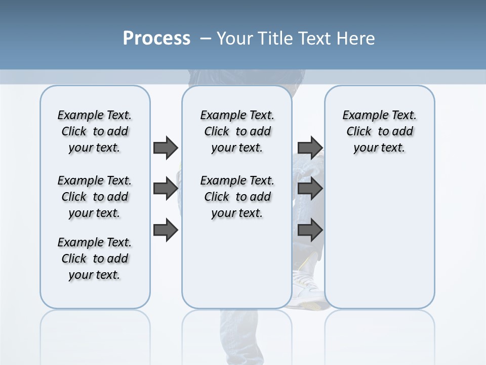 Action Dancer Flexibility PowerPoint Template