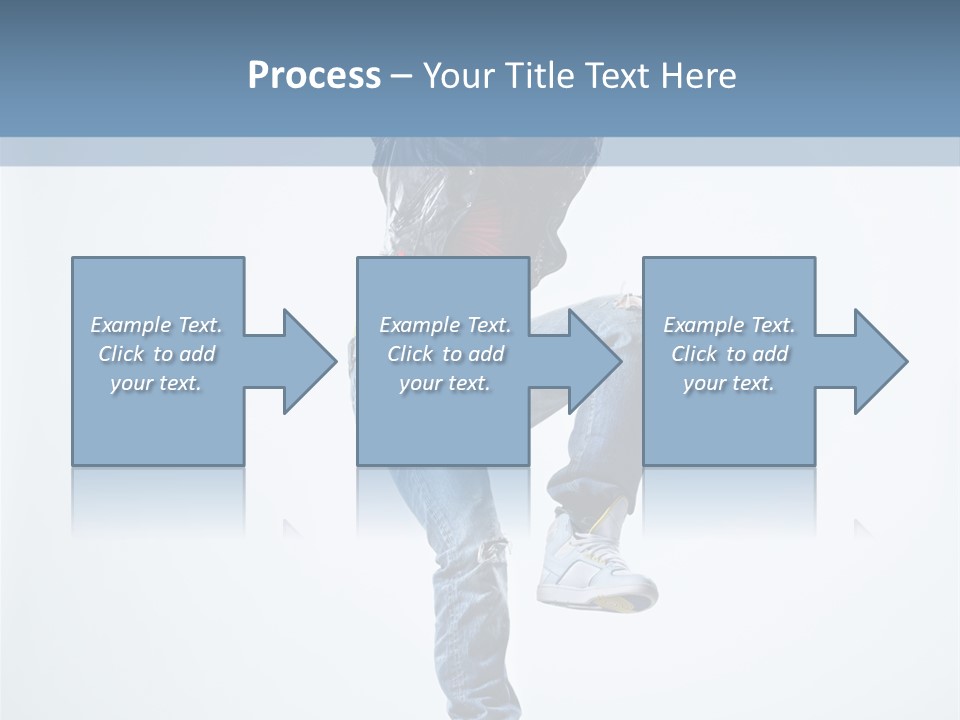 Action Dancer Flexibility PowerPoint Template