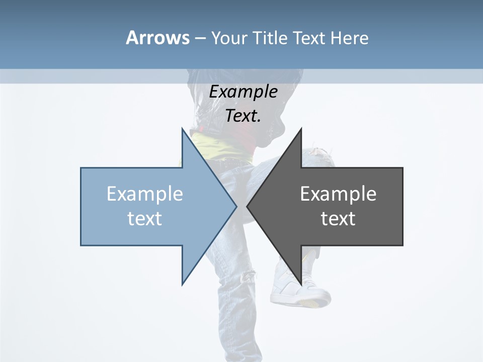 Action Dancer Flexibility PowerPoint Template