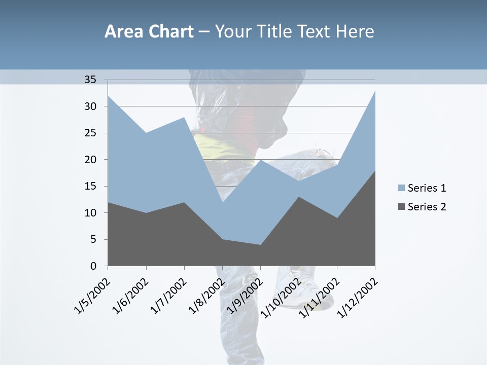 Action Dancer Flexibility PowerPoint Template