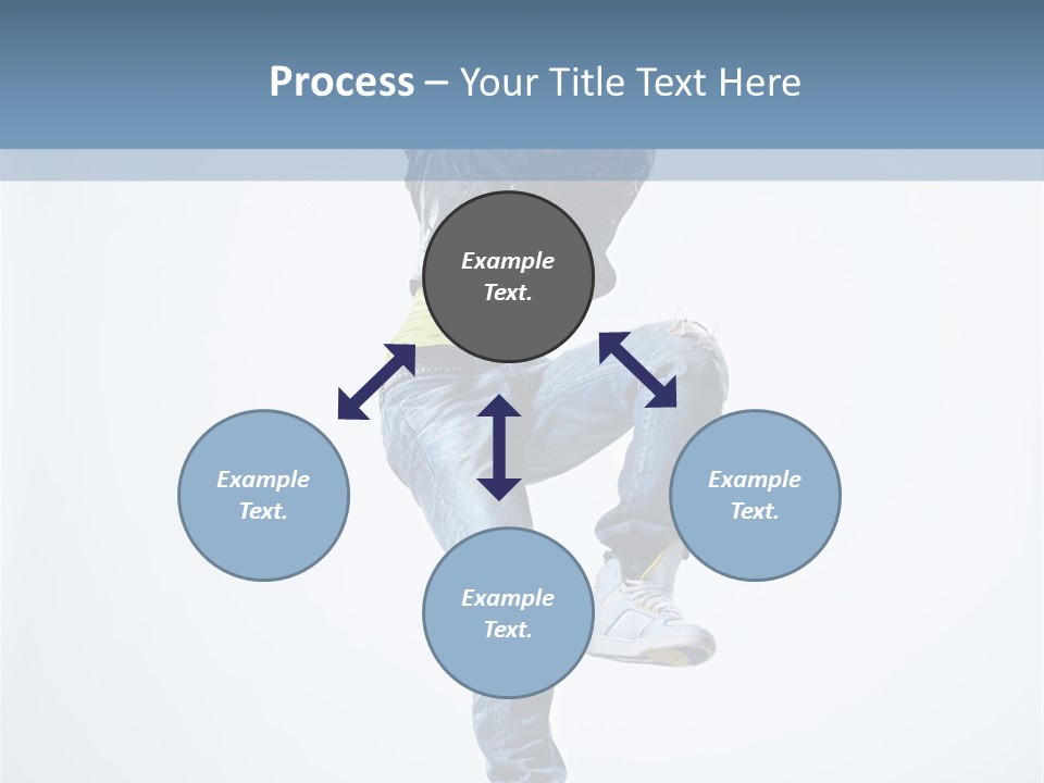 Action Dancer Flexibility PowerPoint Template