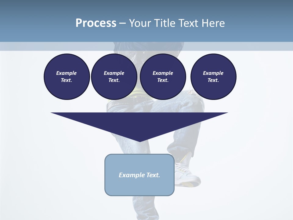 Action Dancer Flexibility PowerPoint Template
