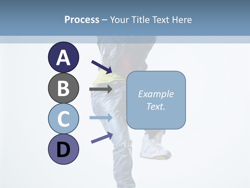 Action Dancer Flexibility PowerPoint Template