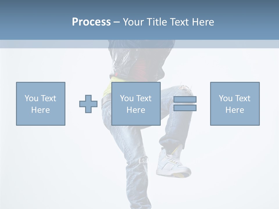 Action Dancer Flexibility PowerPoint Template