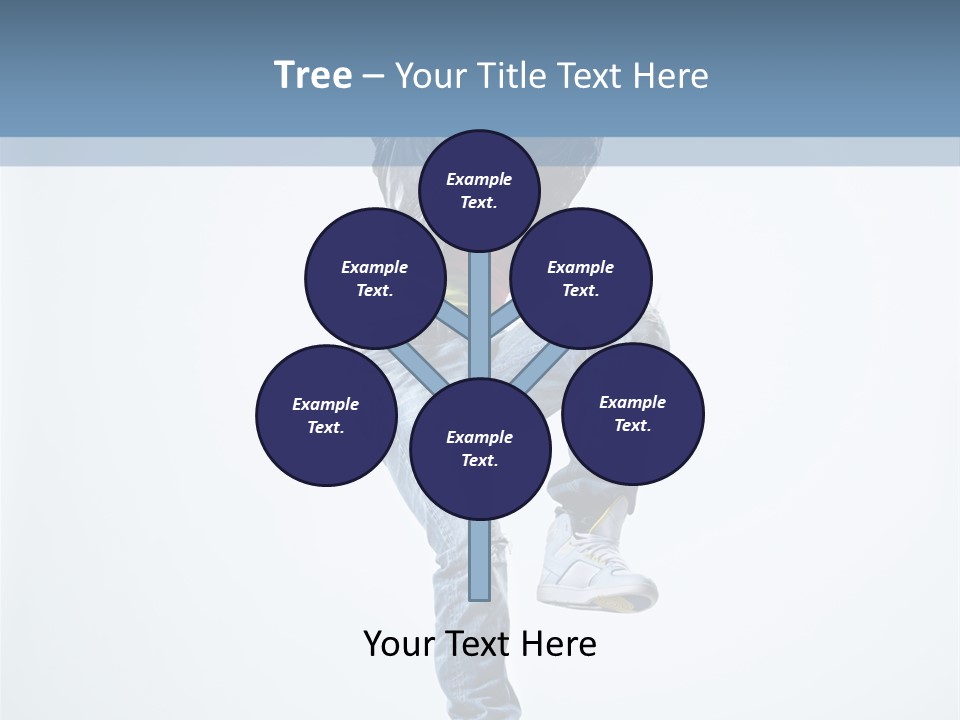 Action Dancer Flexibility PowerPoint Template