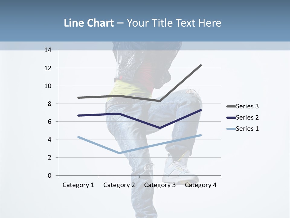 Action Dancer Flexibility PowerPoint Template