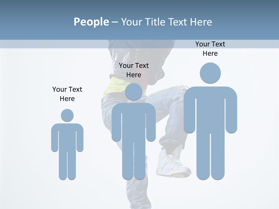 Action Dancer Flexibility PowerPoint Template