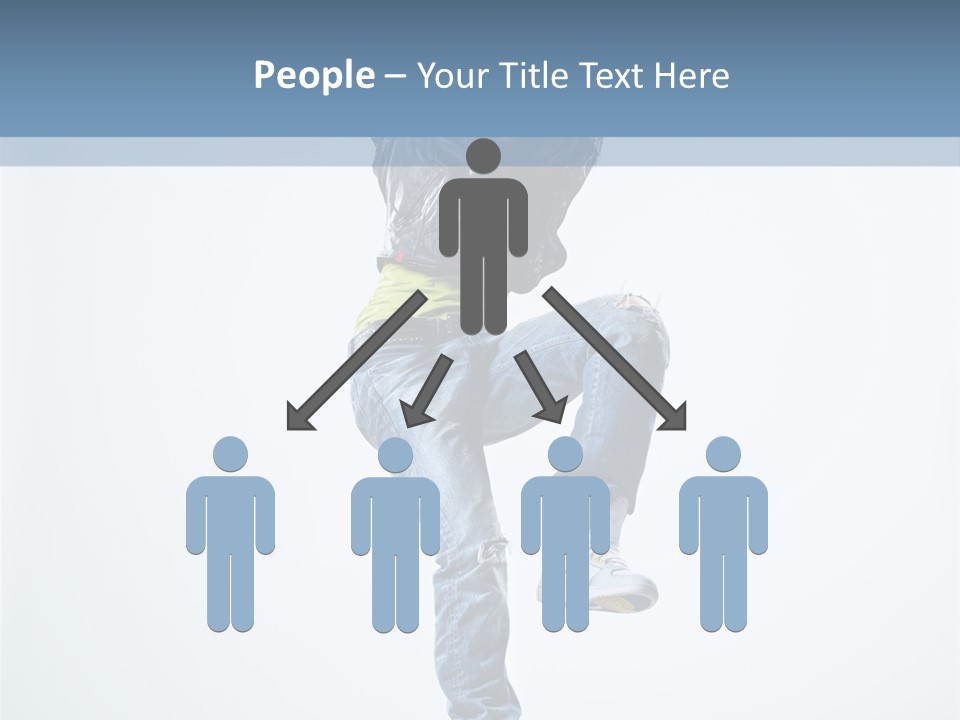 Action Dancer Flexibility PowerPoint Template