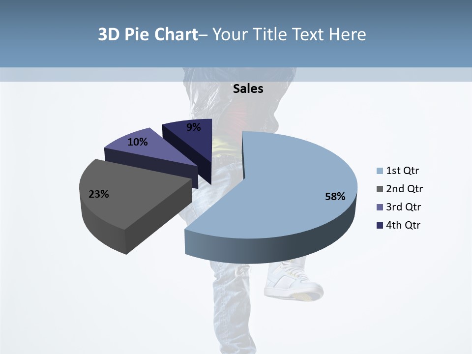 Action Dancer Flexibility PowerPoint Template
