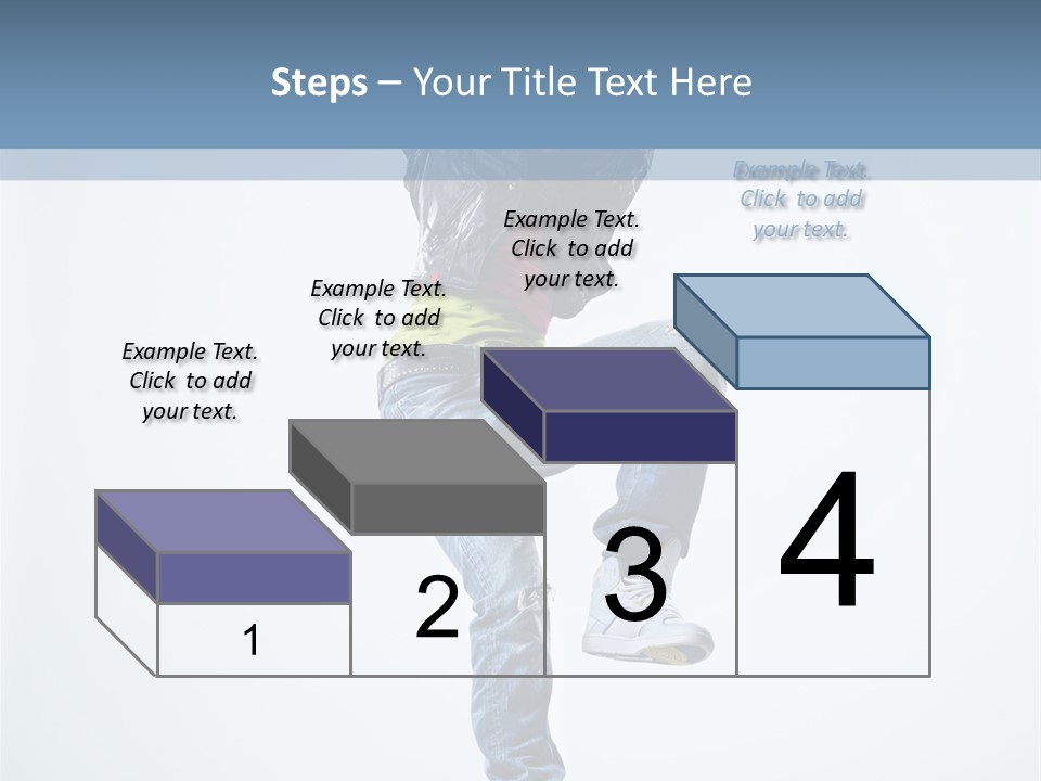 Action Dancer Flexibility PowerPoint Template