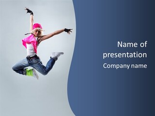 Gymnastic Agility Fitness PowerPoint Template