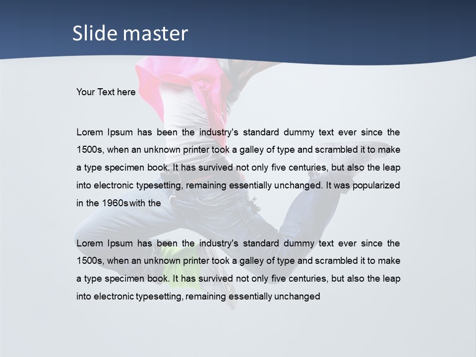 Gymnastic Agility Fitness PowerPoint Template