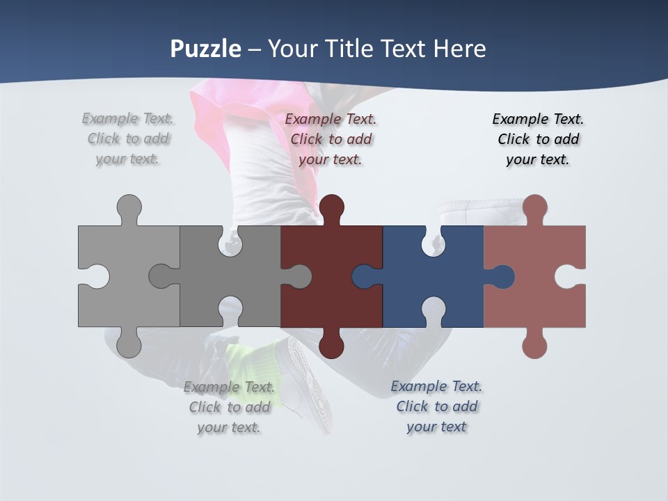 Gymnastic Agility Fitness PowerPoint Template