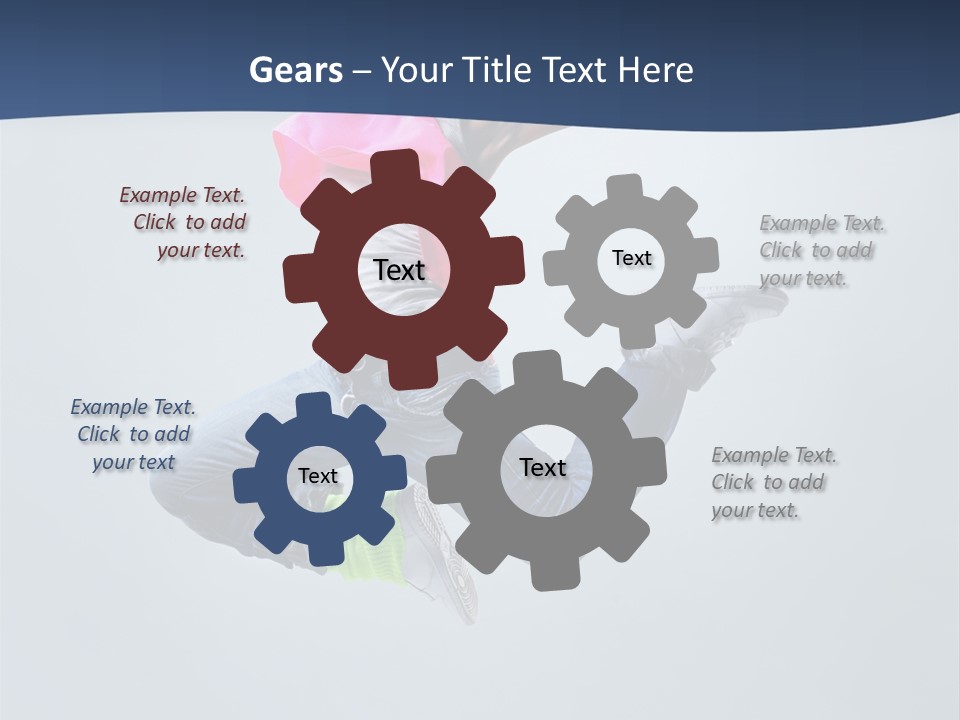 Gymnastic Agility Fitness PowerPoint Template