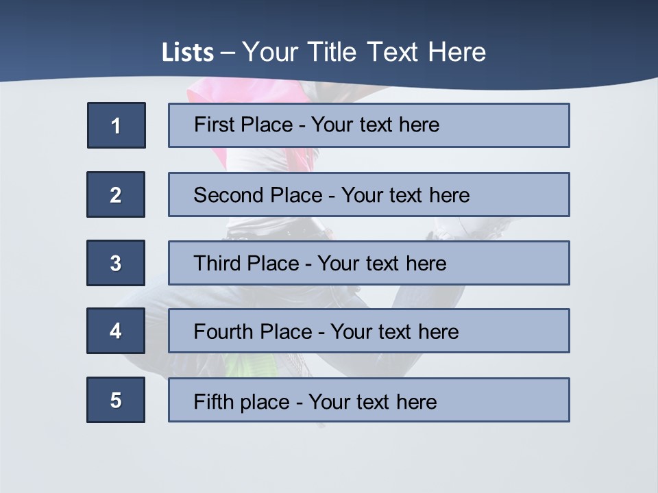 Gymnastic Agility Fitness PowerPoint Template