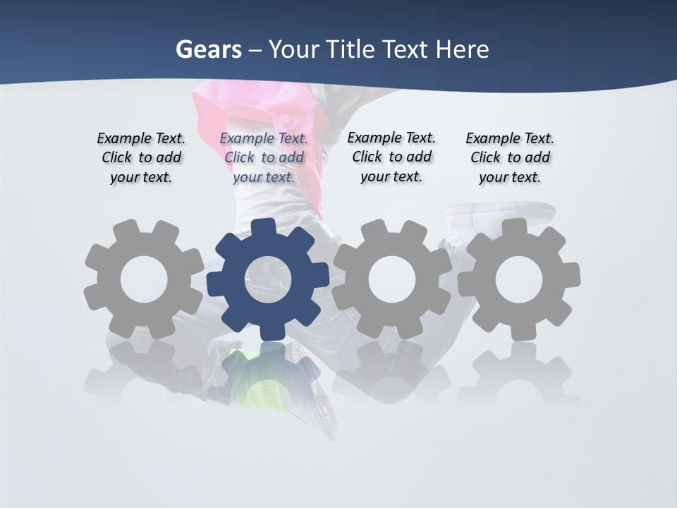 Gymnastic Agility Fitness PowerPoint Template