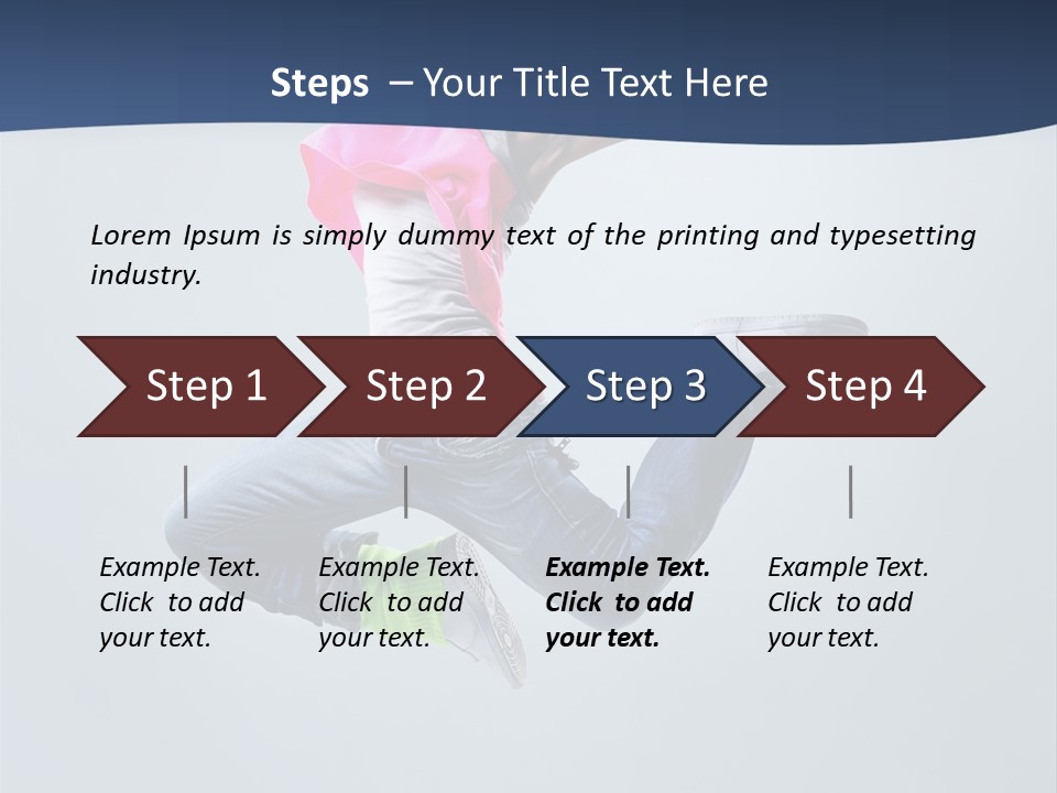 Gymnastic Agility Fitness PowerPoint Template