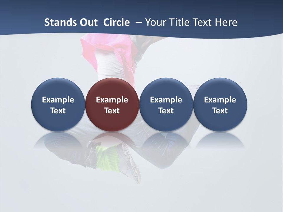 Gymnastic Agility Fitness PowerPoint Template