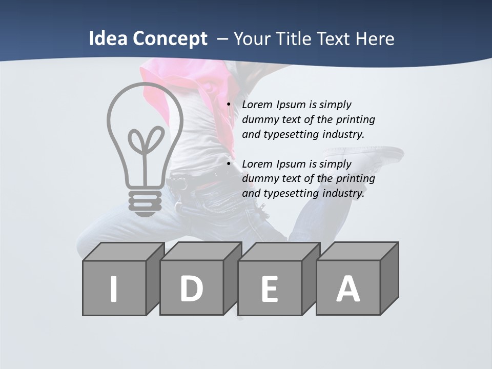 Gymnastic Agility Fitness PowerPoint Template