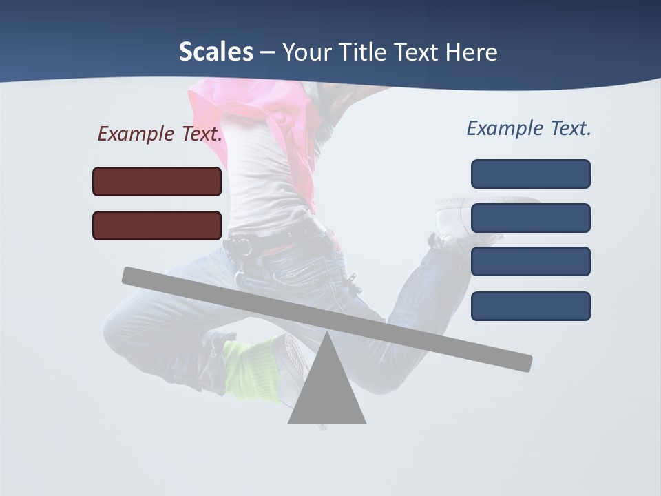 Gymnastic Agility Fitness PowerPoint Template