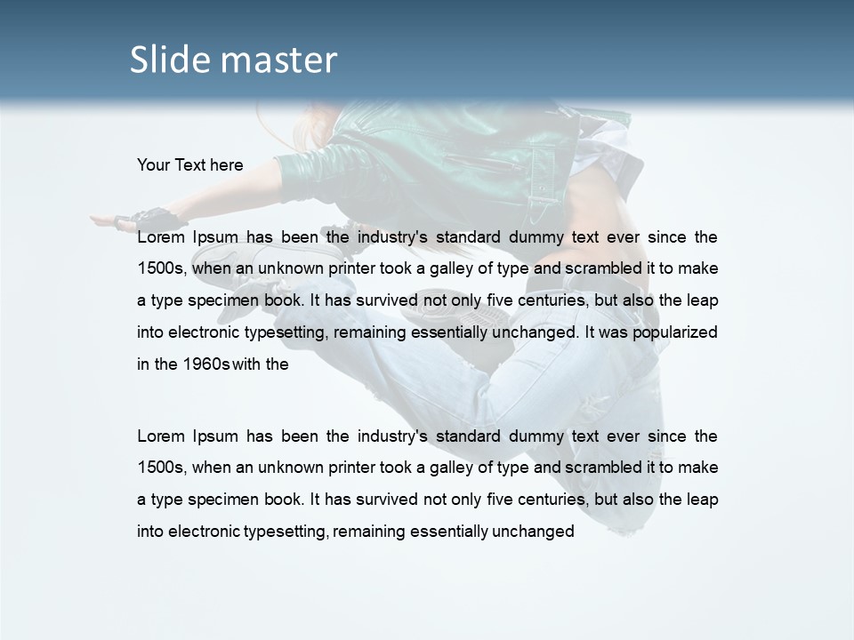 Young Studio Fitness PowerPoint Template