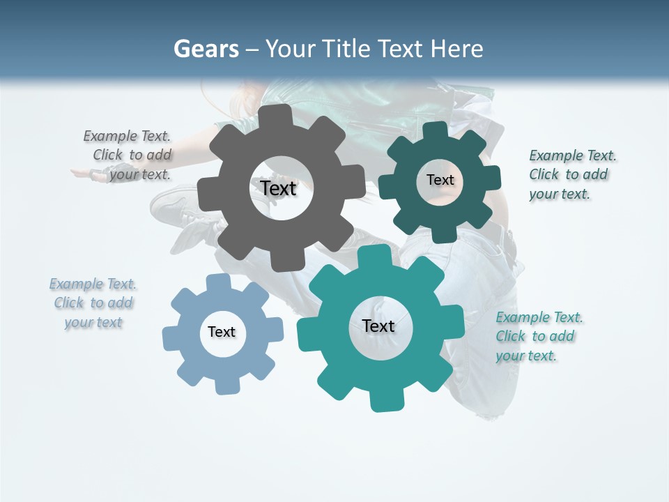 Young Studio Fitness PowerPoint Template