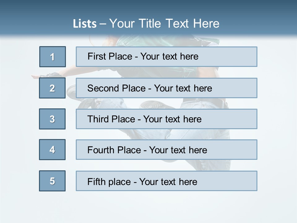Young Studio Fitness PowerPoint Template