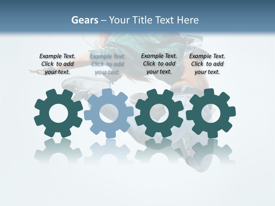 Young Studio Fitness PowerPoint Template