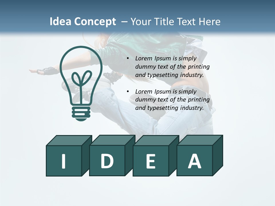 Young Studio Fitness PowerPoint Template