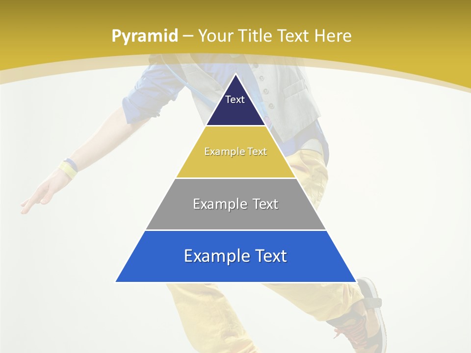 Aerobics Mid Air Stretching PowerPoint Template