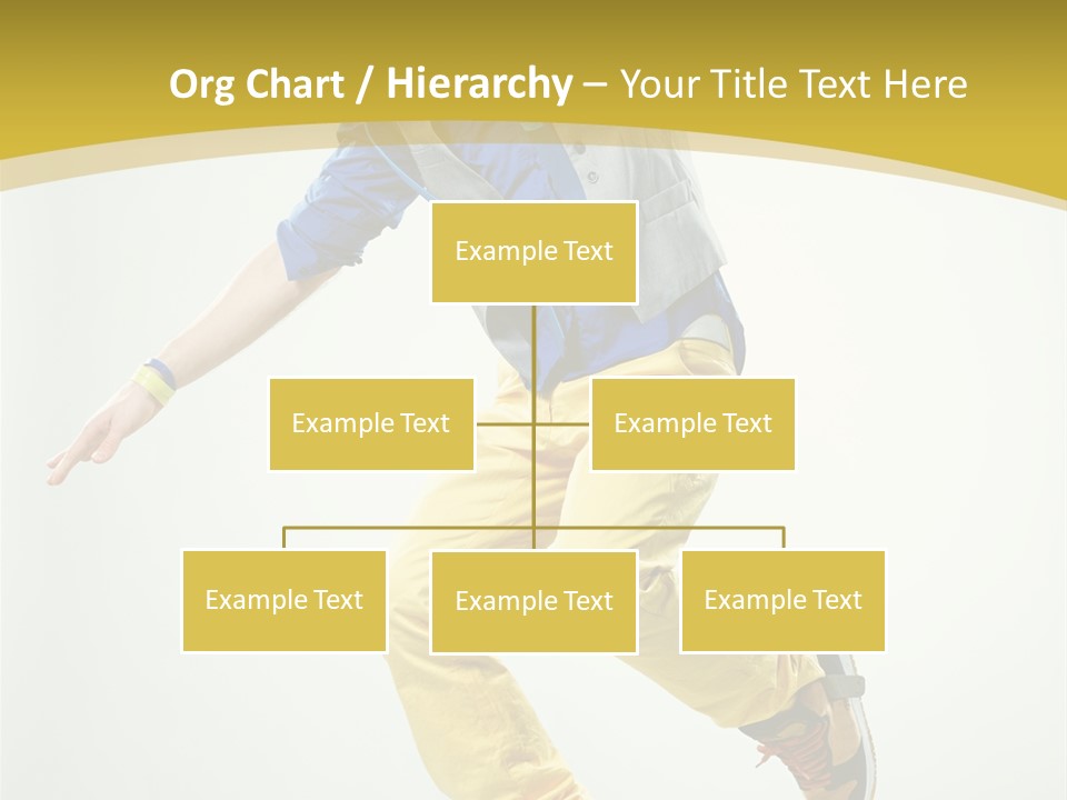 Aerobics Mid Air Stretching PowerPoint Template