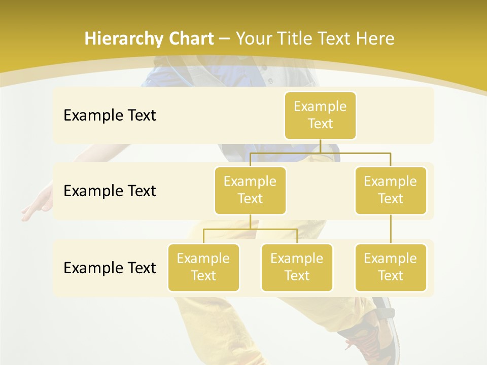 Aerobics Mid Air Stretching PowerPoint Template