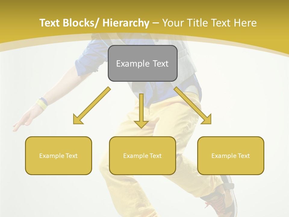 Aerobics Mid Air Stretching PowerPoint Template